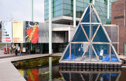 Floating architecture is the hero of Kunlé Adeyemi’s new Rotterdam exhibition