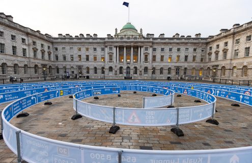 Somerset House gets a maze-like courtyard installation by Jitish Kallat