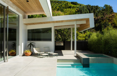 Jason Statham lists his Los Angeles midcentury home