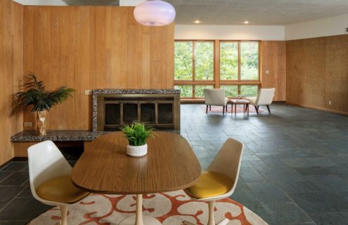 Renovation Challenge: a midcentury Duluth home that straddles a woodland creek