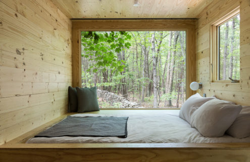 Off-grid cabins pop up in secret locations on New York’s beaches