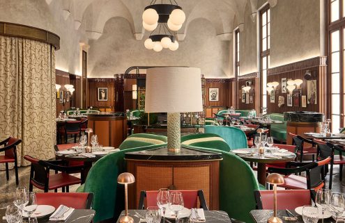 Beefbar Milano channels the glamour of 1950s Italian design