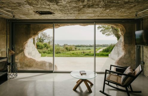 In Dorset, a WWII bunker is transformed into a quirky holiday home
