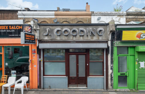 This converted pie and mash shop is peak East London