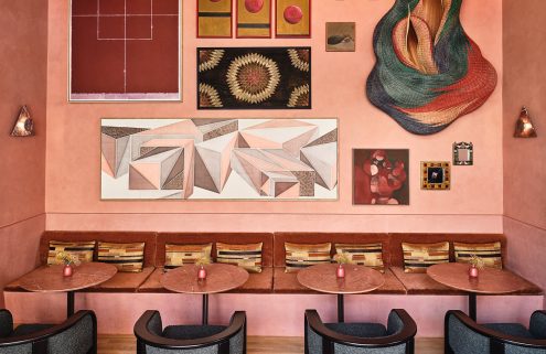 Kelly Wearstler’s new Downtown LA bar is a terracotta dream