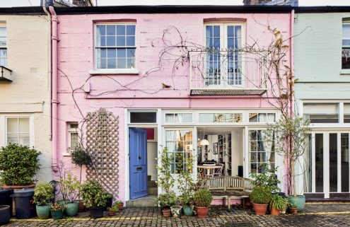 A pretty pink Notting Hill home asks for £2.9m
