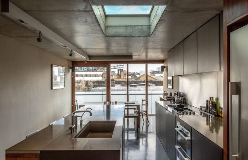 Brutalist Frame House by Turner.Works lists in London for £2.5m