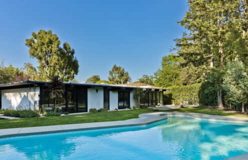 Halsey lists her midcentury modern home in LA’s Sherman Oaks