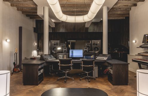 MoreySmith transforms a gin distillery into a subterranean recording studio