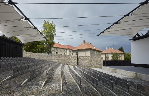Mimosa Architects revive a Czech open-air cinema for a new age of film