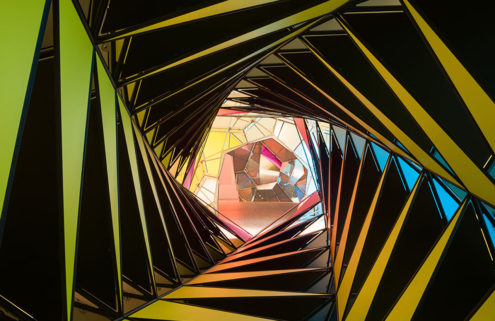 Olafur Eliasson’s new artwork takes people inside a kaleidoscope