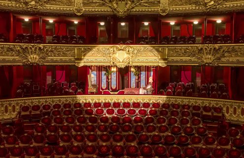 Sleep over in the gilded splendour of the Paris opera house