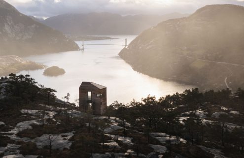 Snøhetta reveals its new fjord-side cabins in Norway