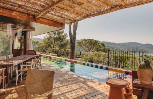 Philippe Starck’s Villa W is a hilltop hideaway in Saint-Tropez with retro accents
