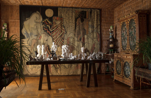 Artist fills Jean Cocteau’s Villa Santo Sospir with sculptures